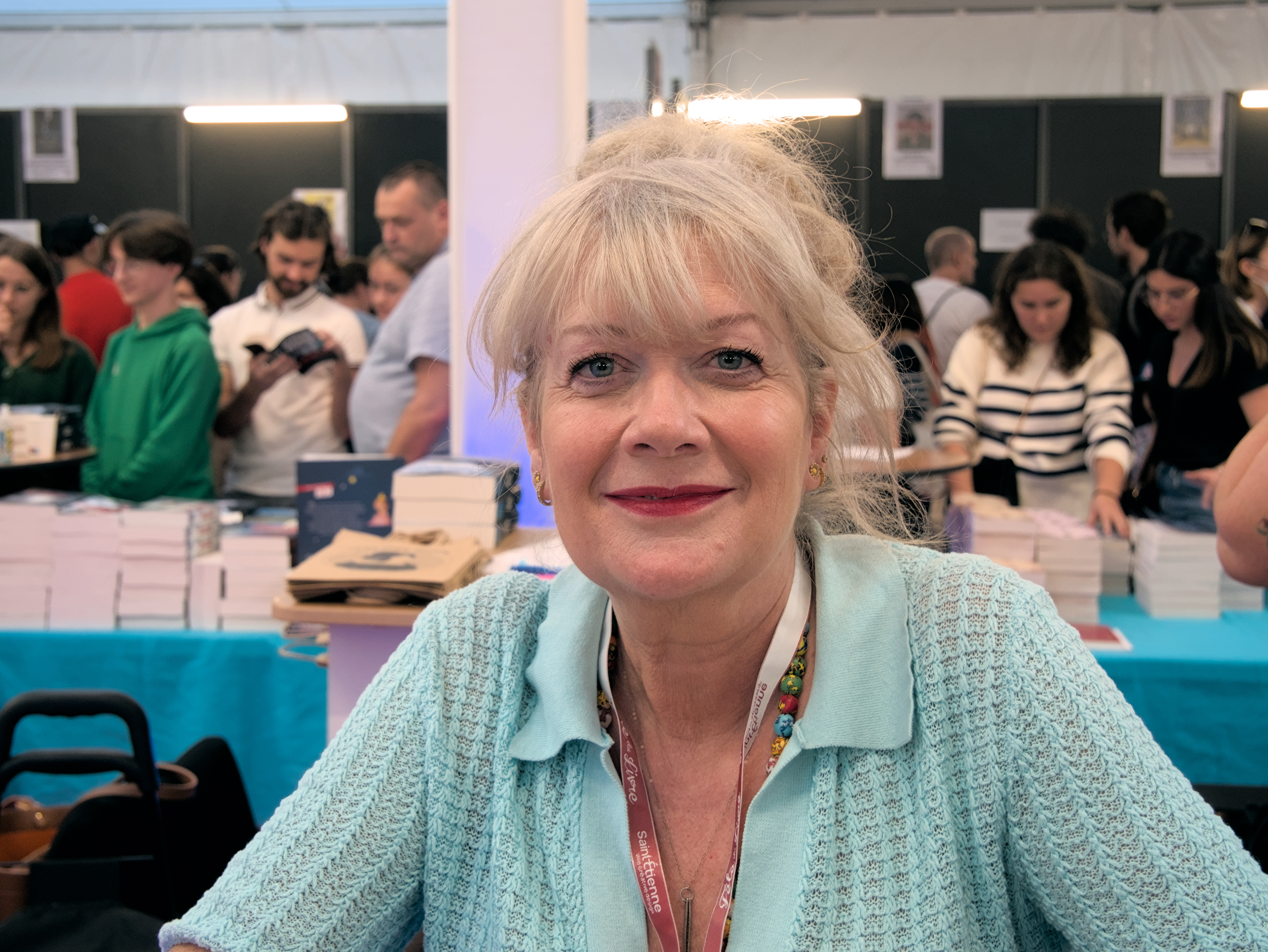 Touam (Hervé Agnoux) — À Saint-Étienne, plus de 200 auteurs et des collégiens au rendez-vous de la Fête du Livre