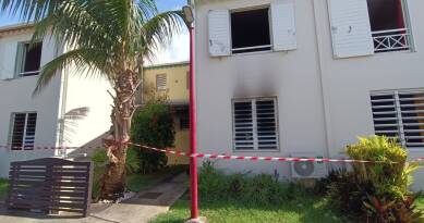 Baie-Mahault : une femme grièvement brûlée dans un incendie ravageur aux Clos d'Alicéa