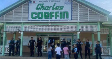Baie-Mahault: vaste opération de gendarmerie au lycée Charles Coëffin, 800 élèves contrôlés