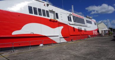 Le moteur du "Pearl Express" de FRS Express des îles est en panne 