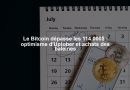 Le Bitcoin dépasse les 114.000$ : optimisme d'Uptober et achats des baleines