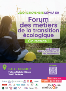 Forum des métiers de la transition écologique