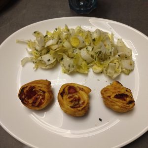 Mini roulés de jambon et tomates préparés à l'air fryer Ninja