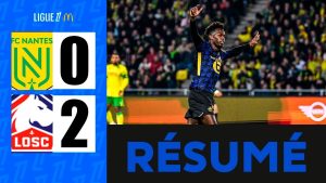 Nantes s'incline 0-2 face à Lille en Ligue 1 2025/26