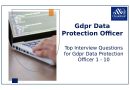 Top 10 Questions d'Entretien pour DPO GDPR en 2025 | Partie 31