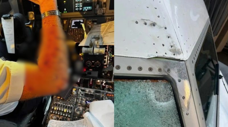 Un pilote de Boeing blessé à 11 km d'altitude par un objet mystérieux fracassant le pare-brise