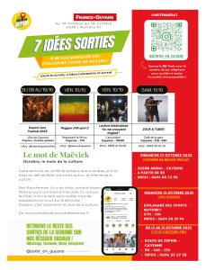 7 idées sorties pour cette semaine