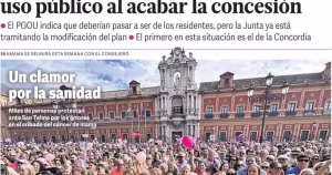En Espagne, une manifestation met en lumière les lacunes du dépistage du cancer du sein.