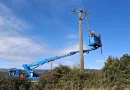 À Saint-Beauzély, un chantier exemplaire pour protéger les vautours des lignes électriques