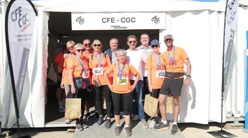 À la course Algernon, la CFE-CGC célèbre l'inclusion et la solidarité
