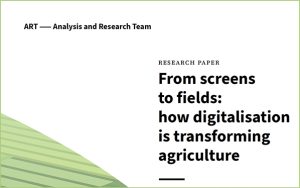 Le passage au numérique dans l'agriculture : des écrans aux champs - Futuribles