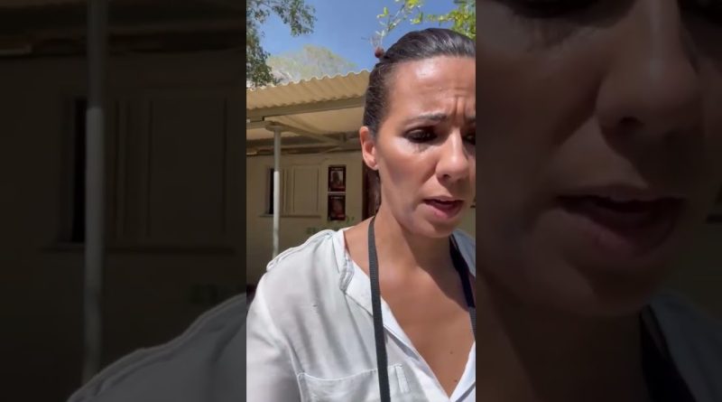 ANA PASTOR en visite au KIBBUTZ Nir Oz