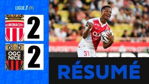 AS Monaco vs OGC Nice 2-2 Résumé | Ligue 1 2025/26