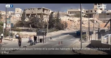 Achrafieh et Cheikh Maqsoud : Sécurité des entrées et sorties