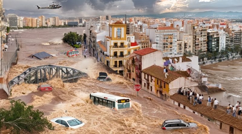 Alicante, Spain is Underwater! Massive Flooding Sweeps Away Cars, Turns Roads Into Rivers