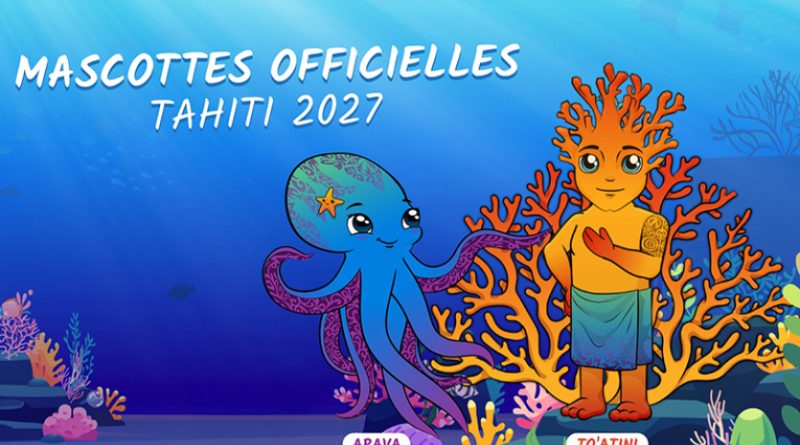 Arava la pieuvre et To'atini le corail : Tahiti dévoile ses mascottes pour les Jeux du Pacifique 2027