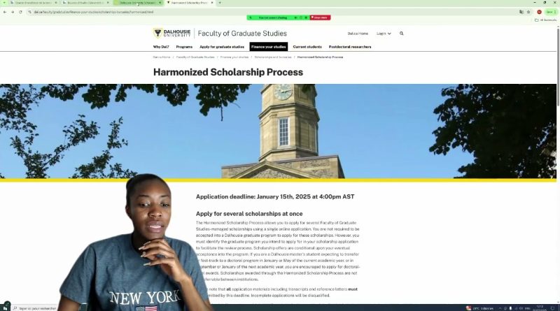 Bourses d'études à l'Université Dalhousie : saisissez votre chance !