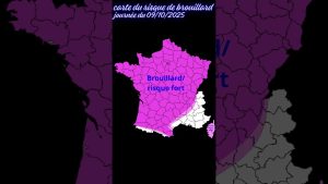 Brouillard matinal, fraîcheur et douceur l'après-midi !