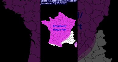 Brouillard matinal, fraîcheur et douceur l'après-midi !