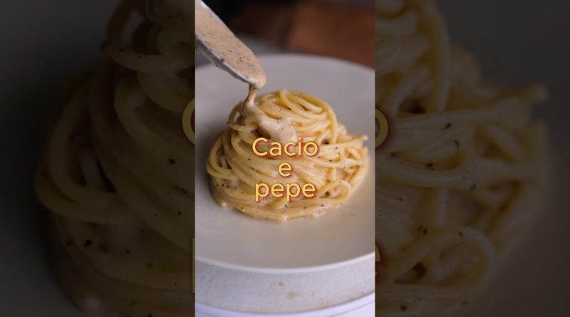 Cacio e Pepe : la recette authentique en 3 ingrédients 🧀
