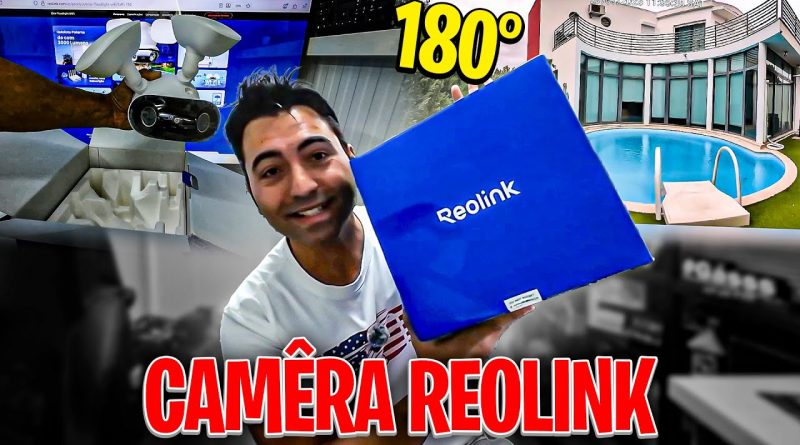 Caméra REOLINK 4K 180° : Capturez les voleurs jour et nuit