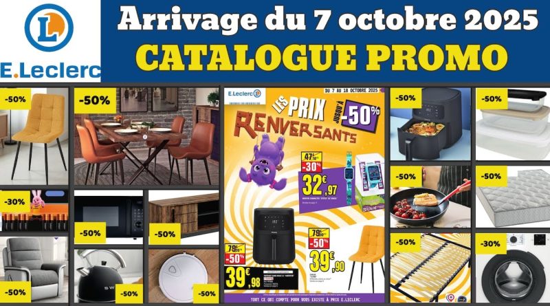 Catalogue LECLERC : Offres déco incroyables du 8 octobre 2025