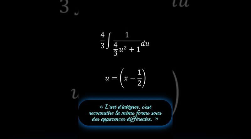 Cette Astuce Transforme une Intégrale Complexe en Formule Simple ! #Maths #Intégration #AstuceMath