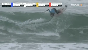 Championnat de France de surf : Aelan Vaast perd son titre sur une ultime vague face à Hina Conradi à Seignosse