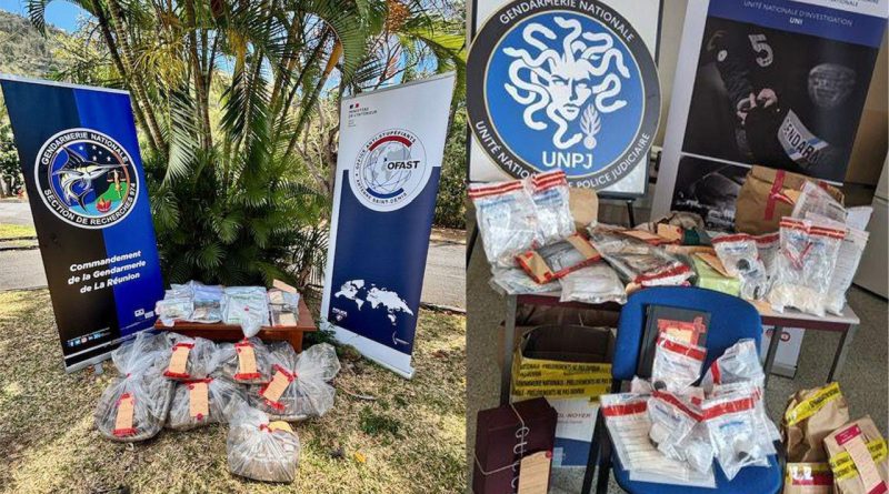 Cocaïne, cannabis et cash : un vaste réseau international démantelé entre l’Hexagone et La Réunion