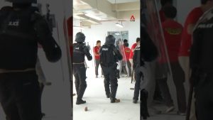 Comment les policiers de Singapour gardent leur calme en cas de violence
