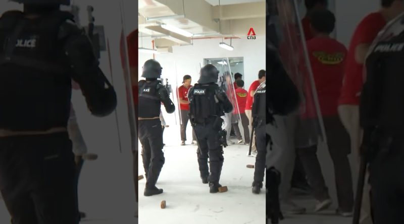 Comment les policiers de Singapour gardent leur calme en cas de violence