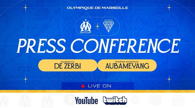 🎙️ Conférence de presse : De Zerbi et Aubameyang avant #OMSCO