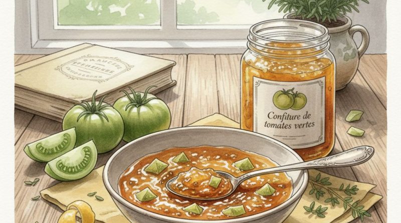 Confiture de tomates vertes : la recette traditionnelle