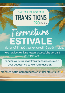 Congés - Transitions Pro Corsica