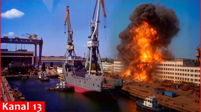 Des Russes informent Kyiv sur un chantier naval en Crimée