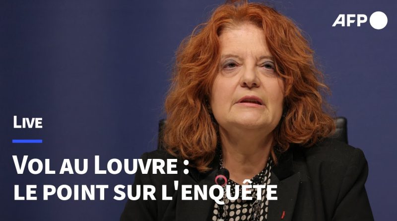 🔴 EN DIRECT - Conférence de presse sur le vol au Louvre