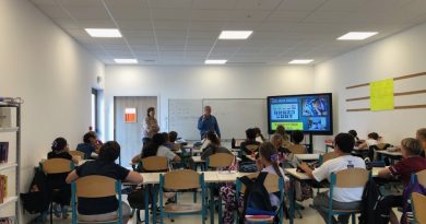 École Simone Veil, hier jeudi 9 octobre 2025.