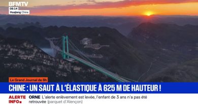En Chine, il est désormais possible de sauter à l'élastique depuis ce pont de 625m de hauteur