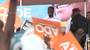 En Côte d'Ivoire, le président Ouattara lance sa campagne présidentielle | AFP Images