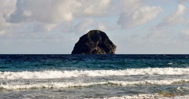 Martinique, Fort-de-France, beach, volcano, palm, rainforest, Creole, boat, island