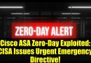 Exploitation d'une faille Cisco ASA : directive urgente de la CISA !