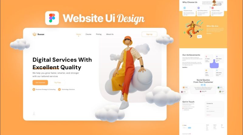 Figma : Créez un Design Web Moderne et Épuré