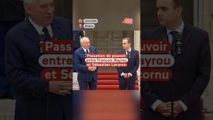 François Bayrou passe le relais à Sébastien Lecornu à Matignon