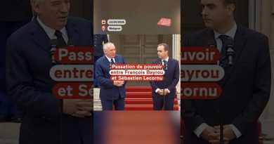 François Bayrou passe le relais à Sébastien Lecornu à Matignon