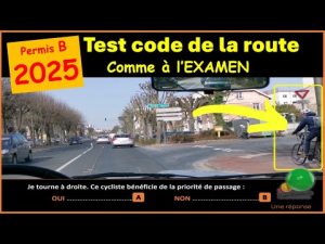 ✅ GRATUIT - Testez 40 questions du code de la route 2025