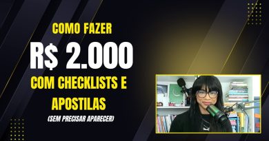 Gagnez 2 000 R$ avec des check-lists et des apostilles discrètement