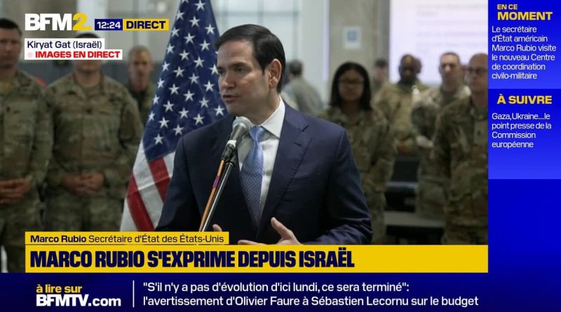 Gaza: Israël veut se sentir « à l’aise » avec les participants à la force internationale