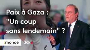 Gaza, PS, démission : François Hollande au 20h