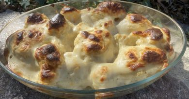 GRATIN DE CHOU-FLEUR AUX OEUFS DURS  3 💚2💙💜