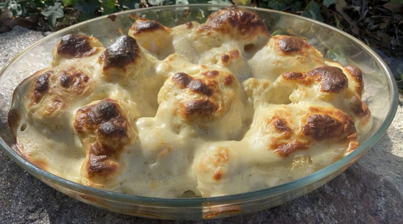 GRATIN DE CHOU-FLEUR AUX OEUFS DURS  3 💚2💙💜